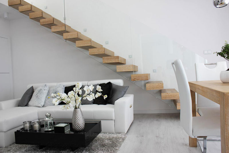 Floating stairs