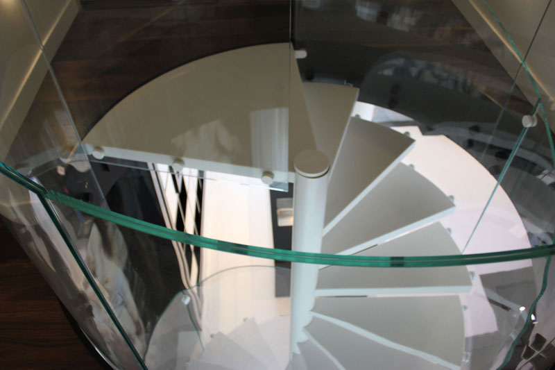 Helical stairs
