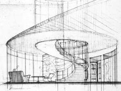 Sketch of stairs